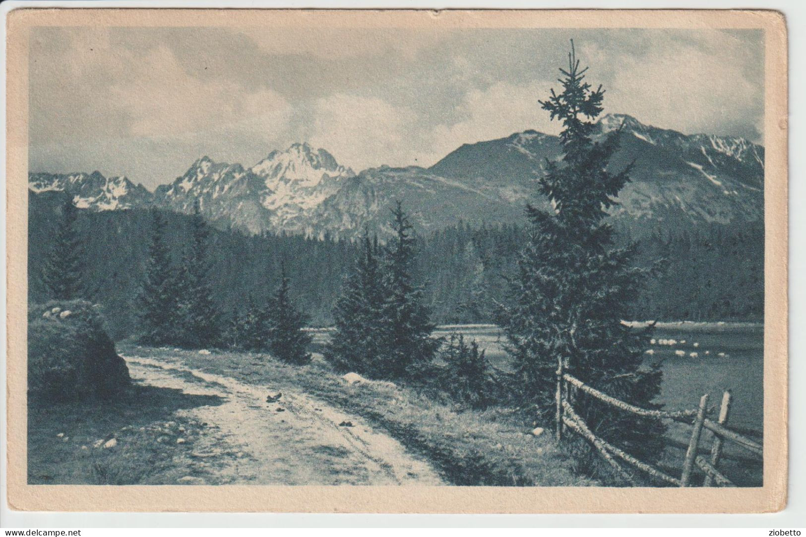 CARTOLINA DEI MONTI TATRY - SLOVACCHIA  - FORMATO PICCOLO - Slowakei