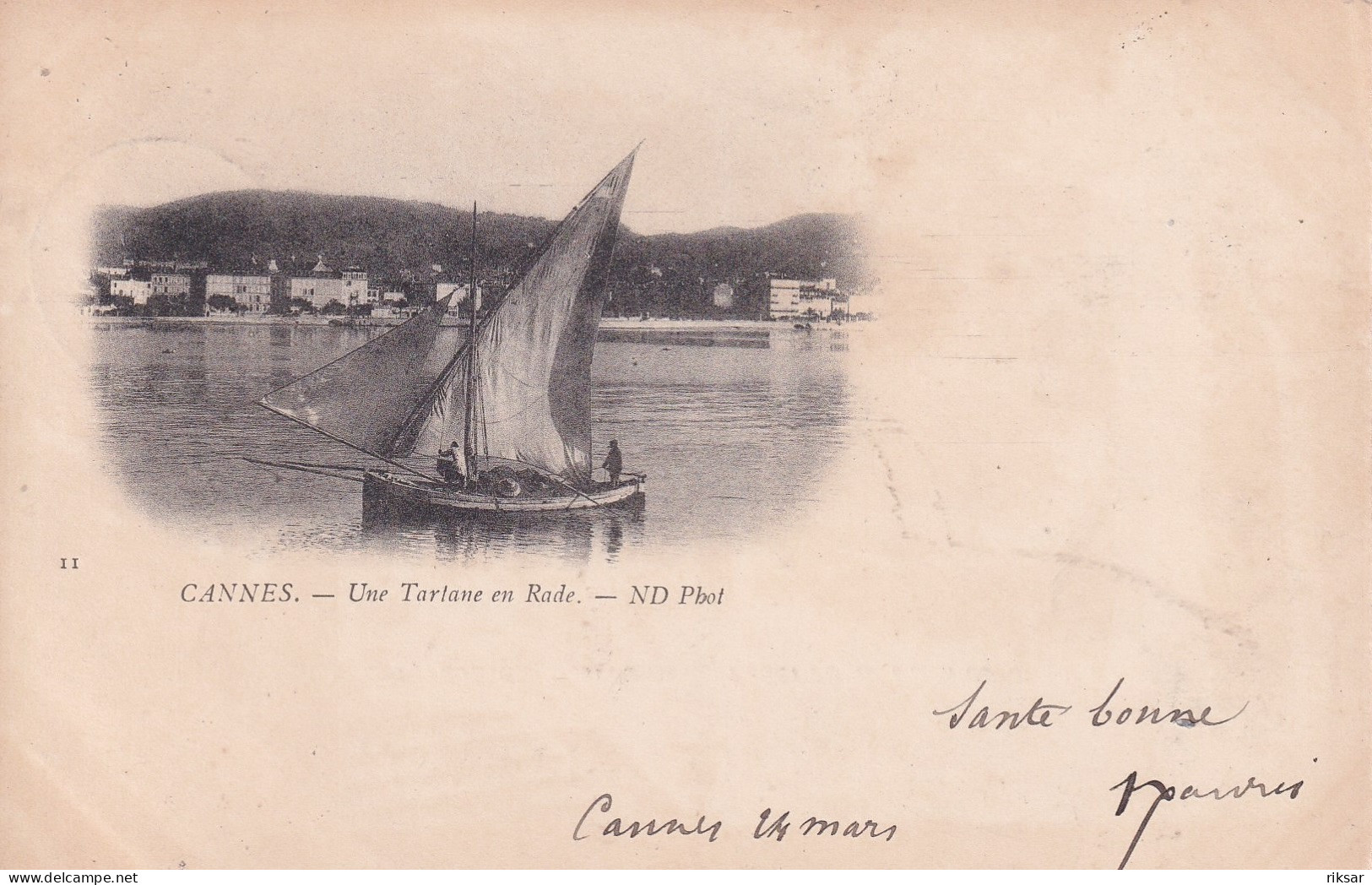 CANNES(BATEAU DE PECHE TARTANE) - Cannes