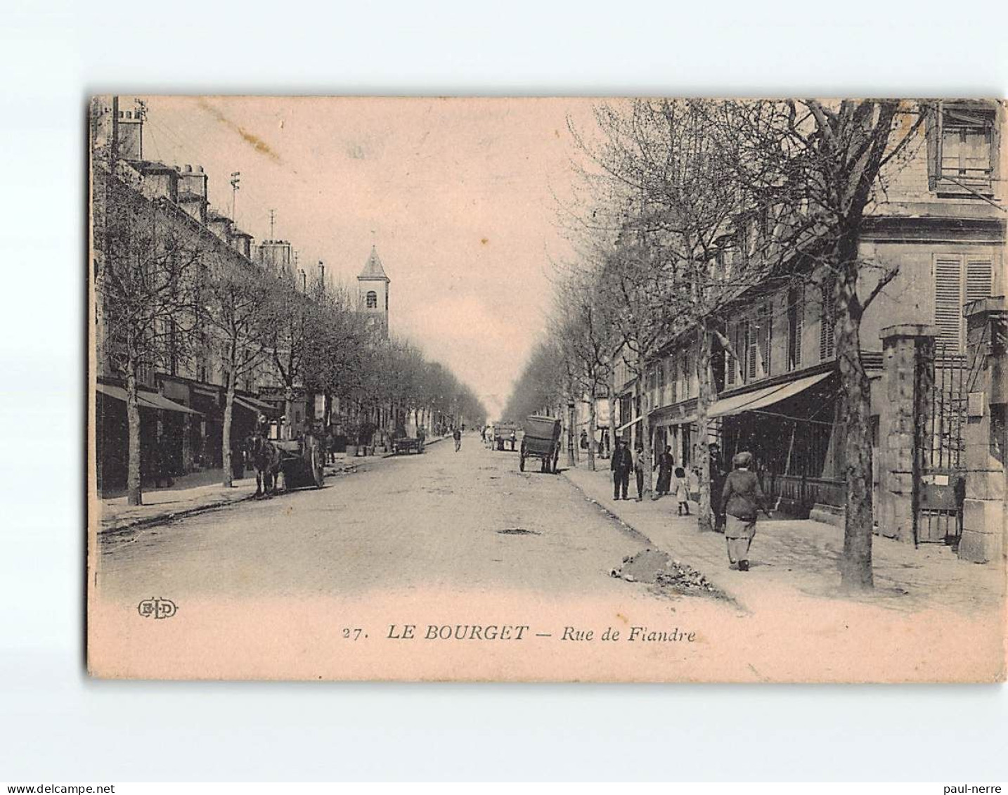 LE BOURGET : La Rue De Flandre - état - Le Bourget