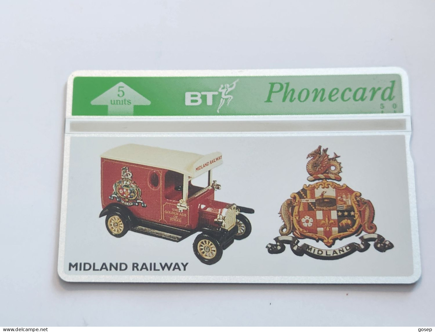 United Kingdom-(BTG-194)-Liedo Railway Vans-(1)Midland-(201)(5units)(308G01209)(tirage-500)(price Cataloge-12.00£-mint - BT General Issues