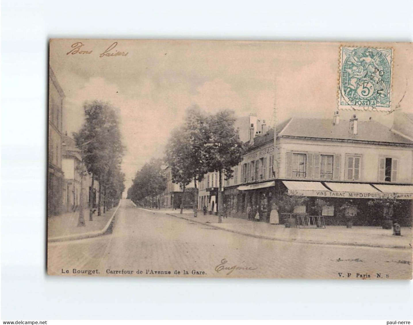 LE BOURGET : Carrefour De L'Avenue De La Gare - état - Le Bourget