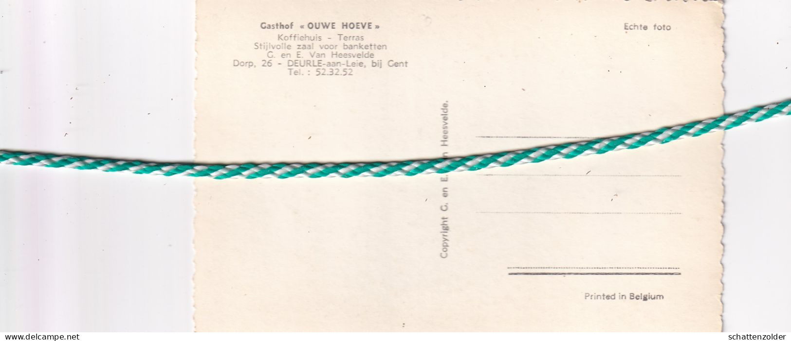 Deurle Aan Leie, Gasthof "Ouwe Hoeve" - Sint-Martens-Latem