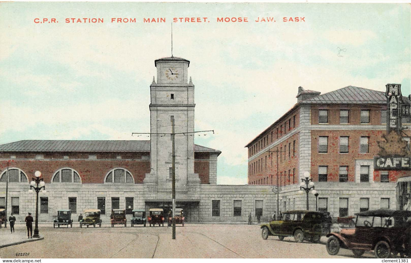 Canada CPR Station From Main Street Moose Jaw Sask - Sonstige & Ohne Zuordnung