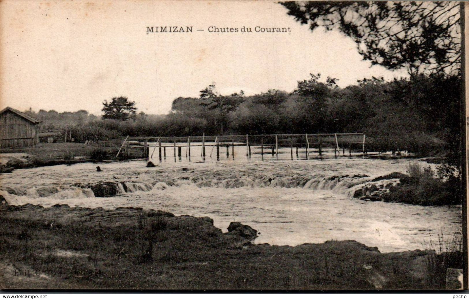 N°1298 W -cpa Mimizan -chutes Du Courant - Mimizan