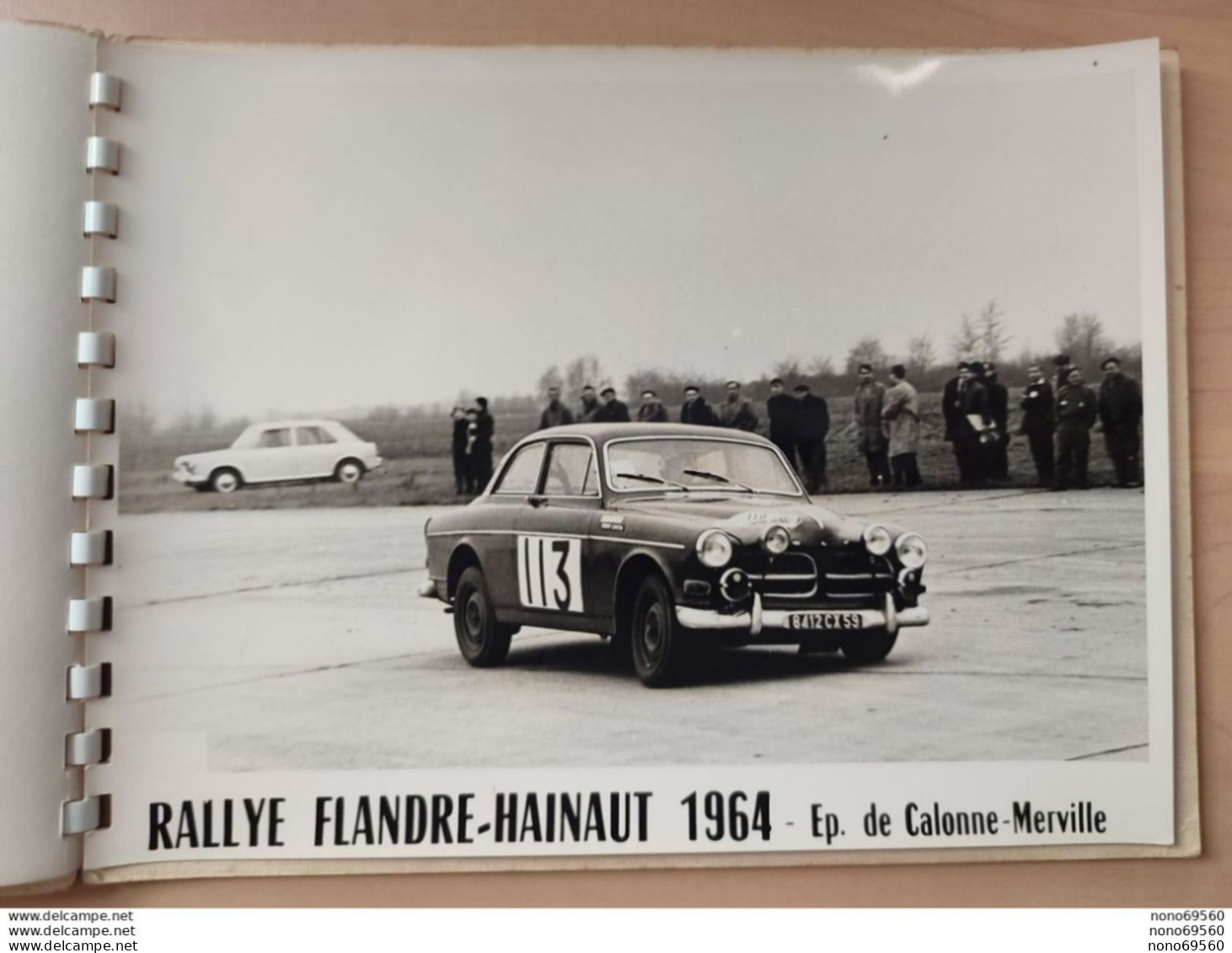 Livret 4 Photos + Lot 5 Photos Originales Rallye Flandre Hainaut 1964 Format 24X18 Cms Voitures Tourisme - Cars
