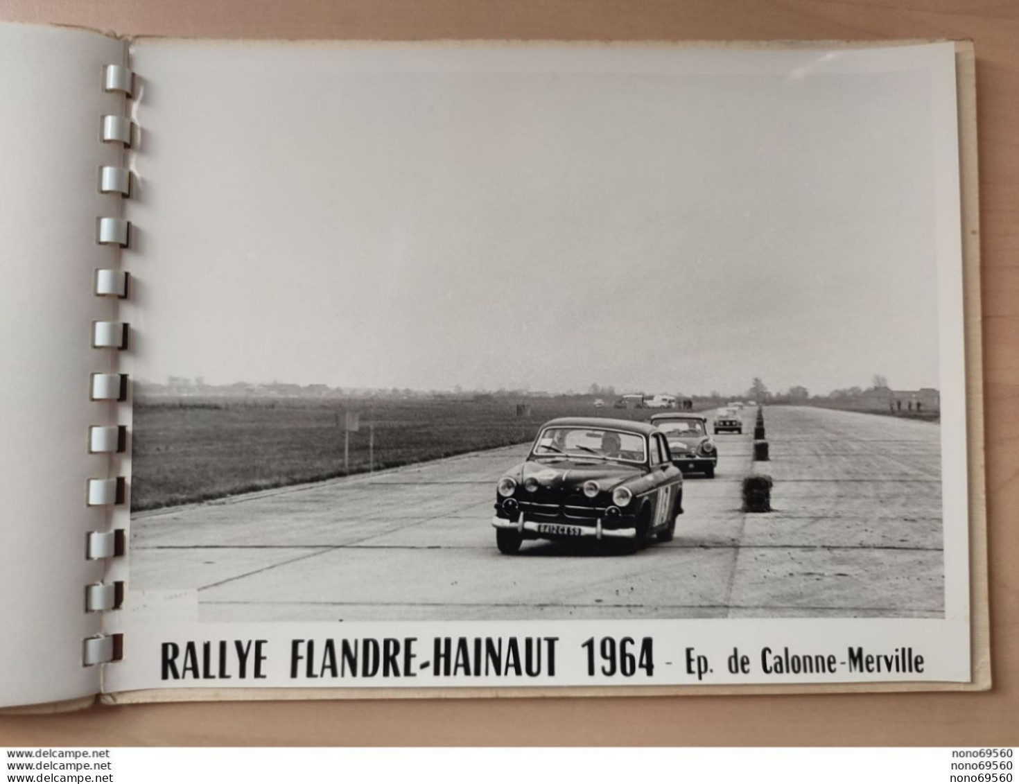 Livret 4 Photos + Lot 5 Photos Originales Rallye Flandre Hainaut 1964 Format 24X18 Cms Voitures Tourisme - Cars