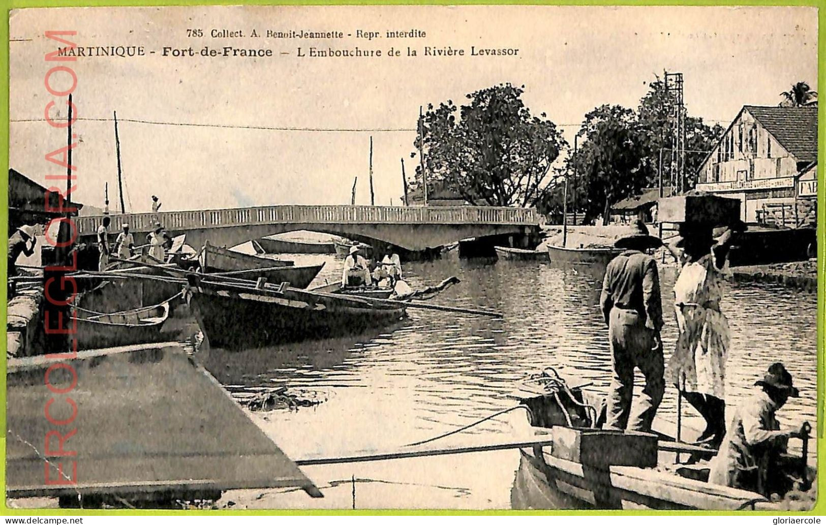 Ae9120 - MARTINIQUE -  VINTAGE  POSTCARD -  Fort-de-France - Fort De France