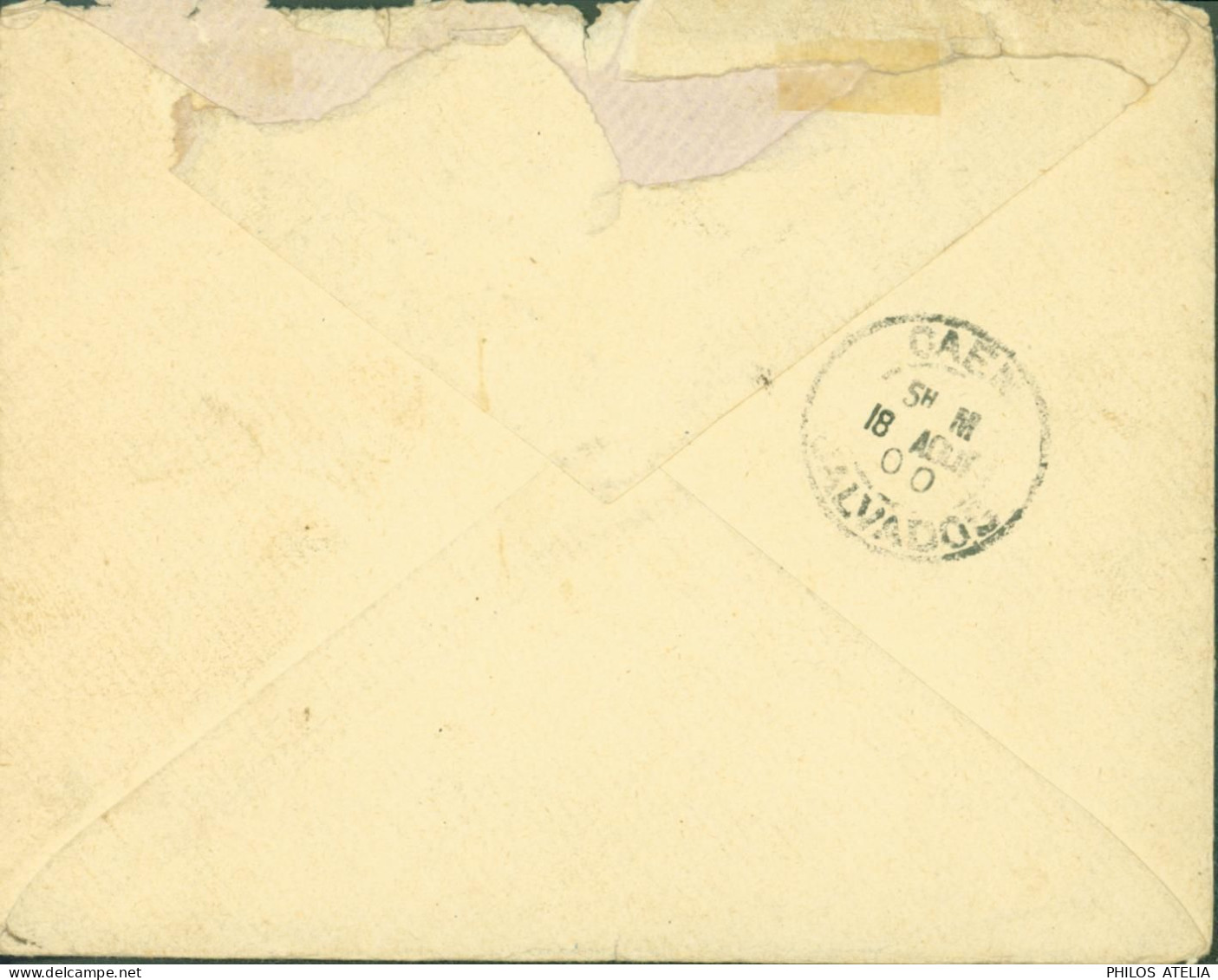 YT Sage N°83 85 87 (défectueux) 88 106 Rare CAD United States Postal Station AUG 17 4AM Drapeau US Paris Exposition 1900 - 1877-1920: Semi Modern Period