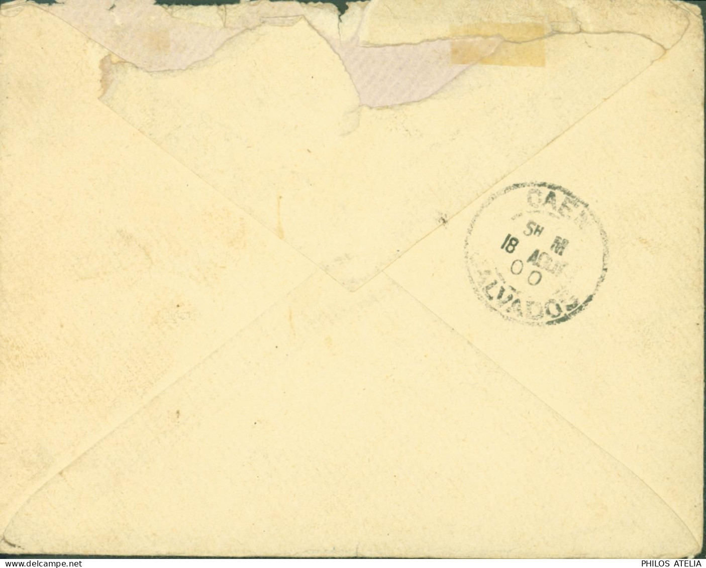 YT Sage N°83 85 87 (défectueux) 88 106 Rare CAD United States Postal Station AUG 17 4AM Drapeau US Paris Exposition 1900 - 1877-1920: Période Semi Moderne