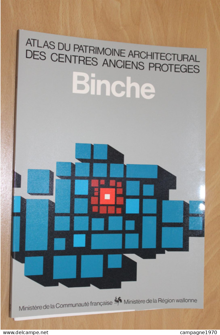 RECUEIL DE PLANS - BINCHE - ATLAS DU PATRIMOINE ARCHITECTURAL ( + PHOTOS - 1978 ) - Belgique