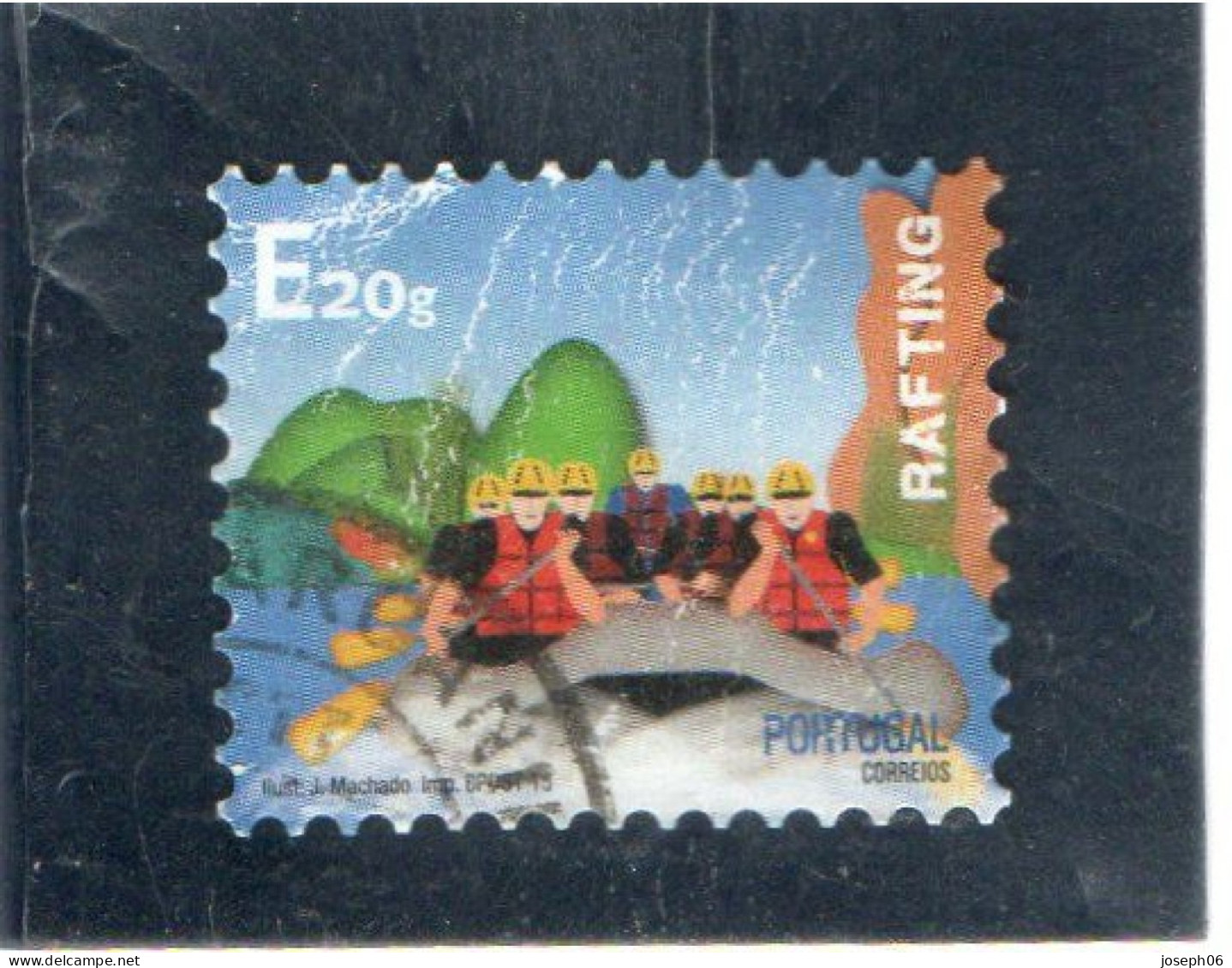 PORTUGAL     2015  Y.T.  N° Rafting  Oblitéré - Used Stamps
