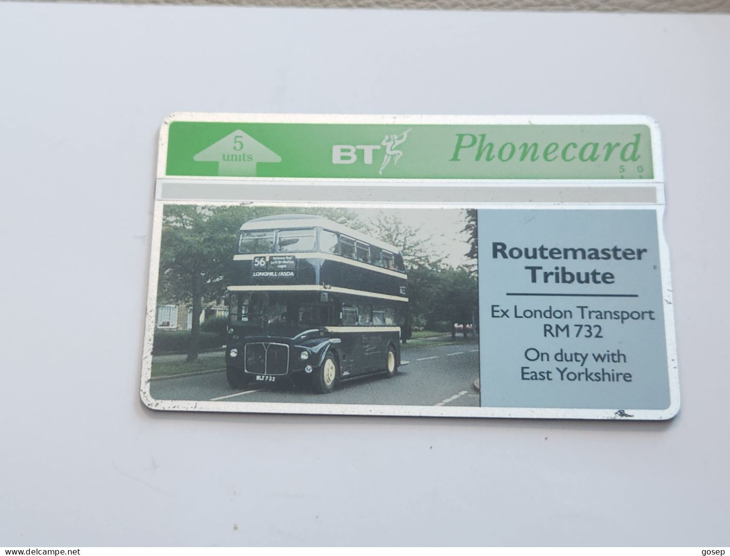 United Kingdom-(BTG-196)-Routemaster Tribute-(2)-(202)(5units)(308G04378)(tirage-600)-price Cataloge-8.00£-mint - BT Edición General