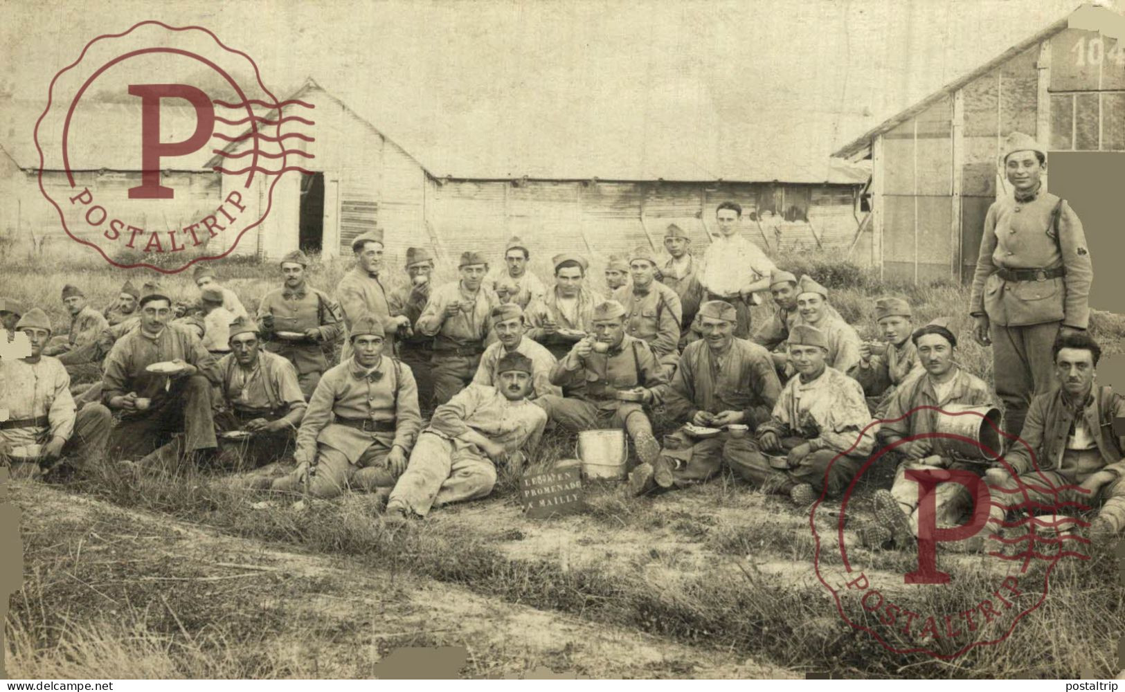 RPPC.  Camp De Mailly. MILITAR. MILITAIRE. - Mailly-le-Camp