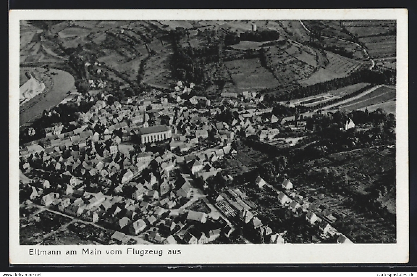 AK Eltmann /Main, Ortsansicht Vom Flugzeug Aus  - Sonstige & Ohne Zuordnung