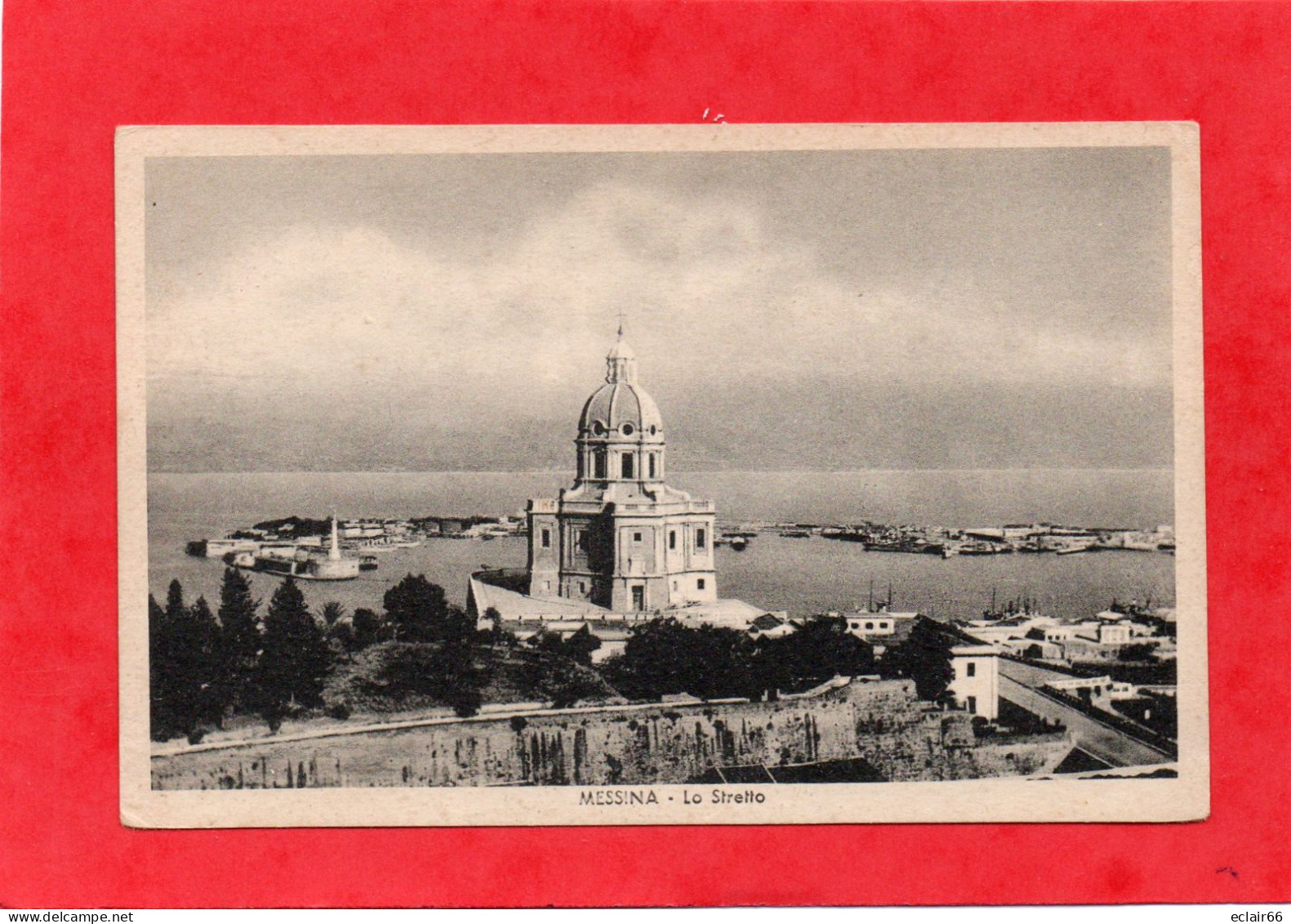 MESSINA - PANORAMA -LA STRETTO  EDIZIONE CARISME - Année  1940s FOTO R.ARMONE - Messina