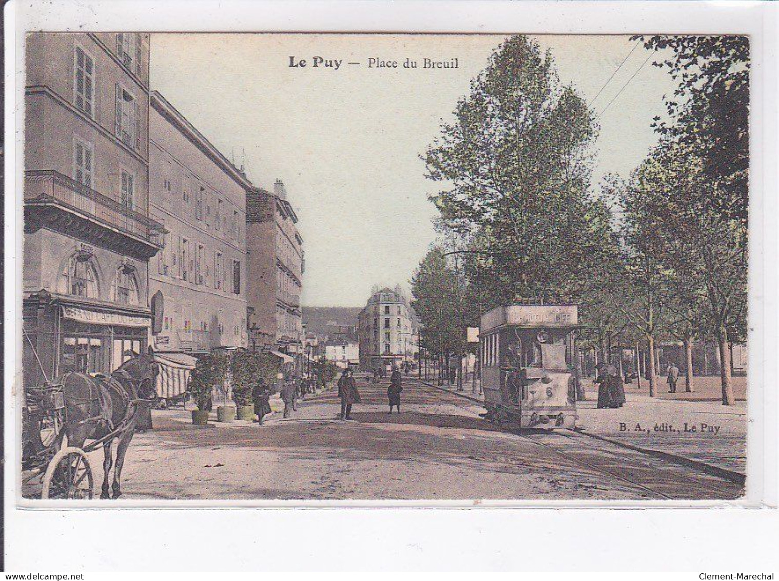 LE PUY-en-VELAY: Place Du Breuil, Tramway - Très Bon état - Le Puy En Velay