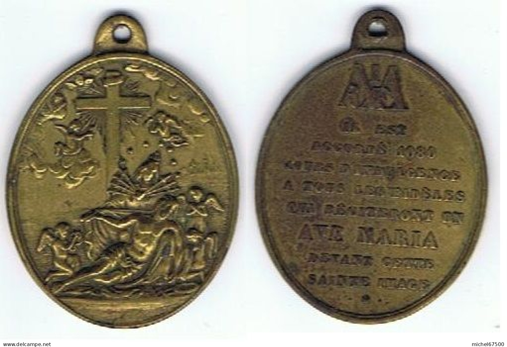 Médaille Jeton INDULGENCE  1080 Jourq - Religion & Esotérisme