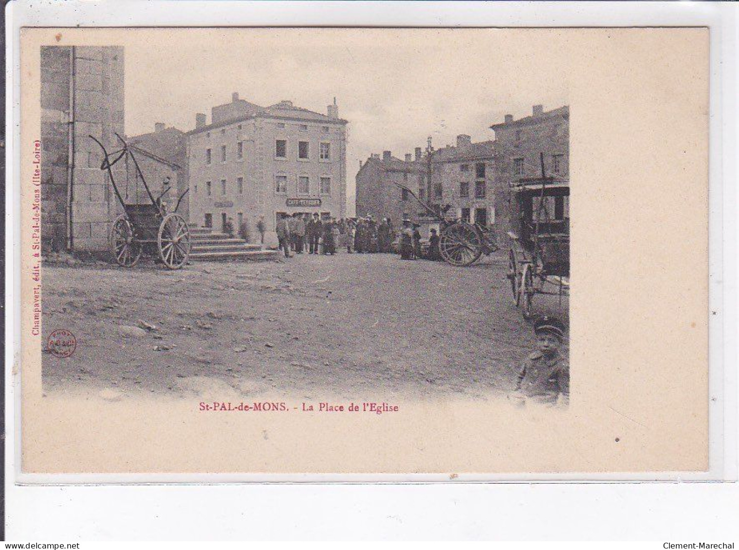 SAINT-PAL-DE-MONS: La Place De L'église - Très Bon état - Other & Unclassified