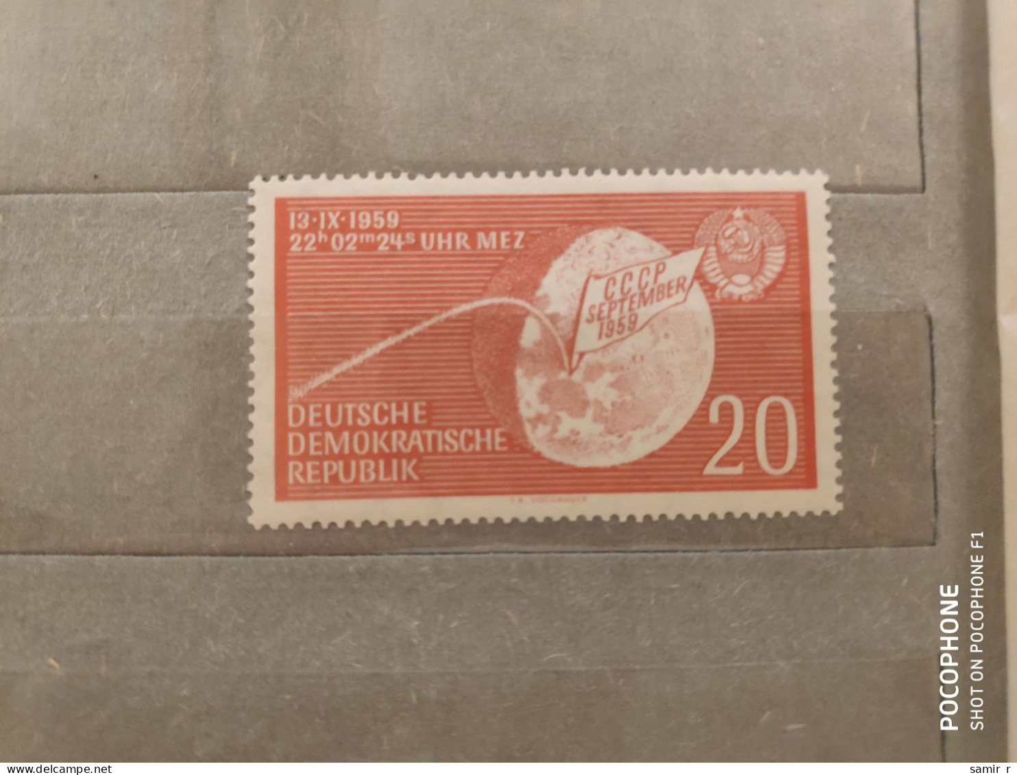 1959	Germany	Space (F92) - Unused Stamps
