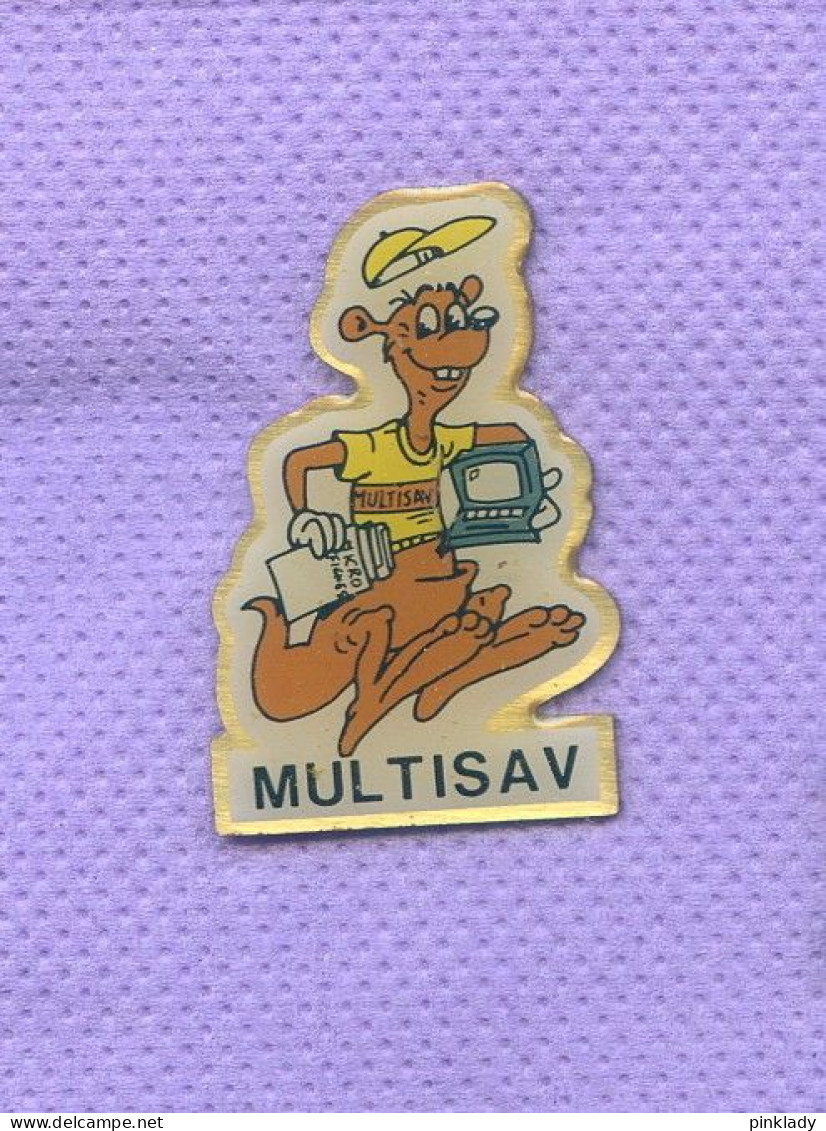 Rare Pins Kangourou Multisav Ab713 - Animaux