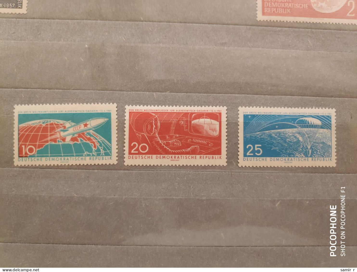 1961	Germany	Space (F92) - Unused Stamps