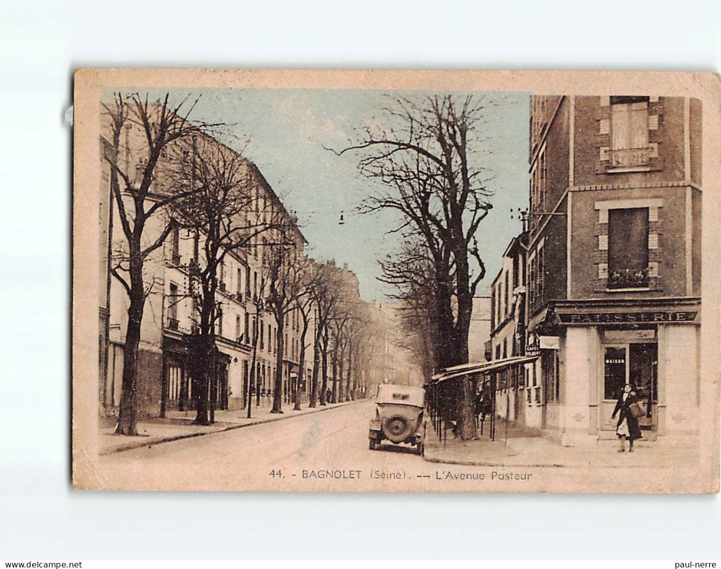 BAGNOLET : L'Avenue Pasteur - état - Bagnolet