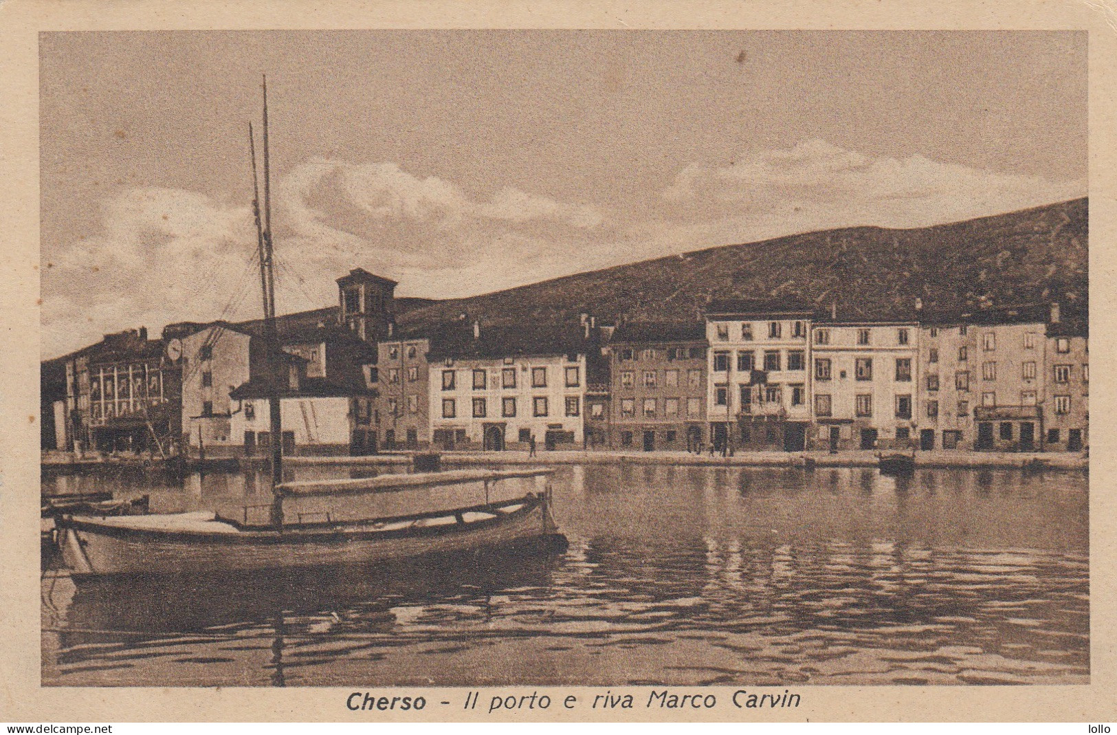 Croazia   -  Cherso  -  Cres   -  Il Porto E Riva Marco Carvin  -  F. Piccola  -  Viagg  - Bella Panoramica - Croatia
