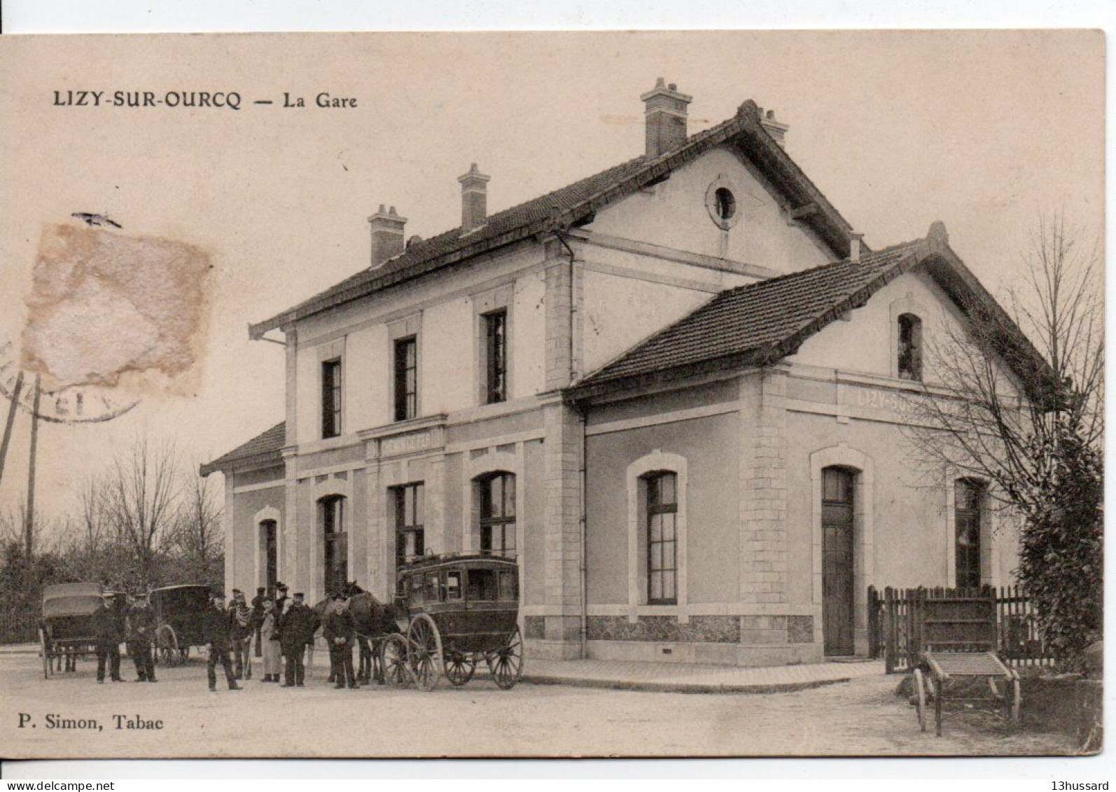 Carte Postale Ancienne Lizy Sur Ourcq - La Gare - Chemin De Fer - Lizy Sur Ourcq