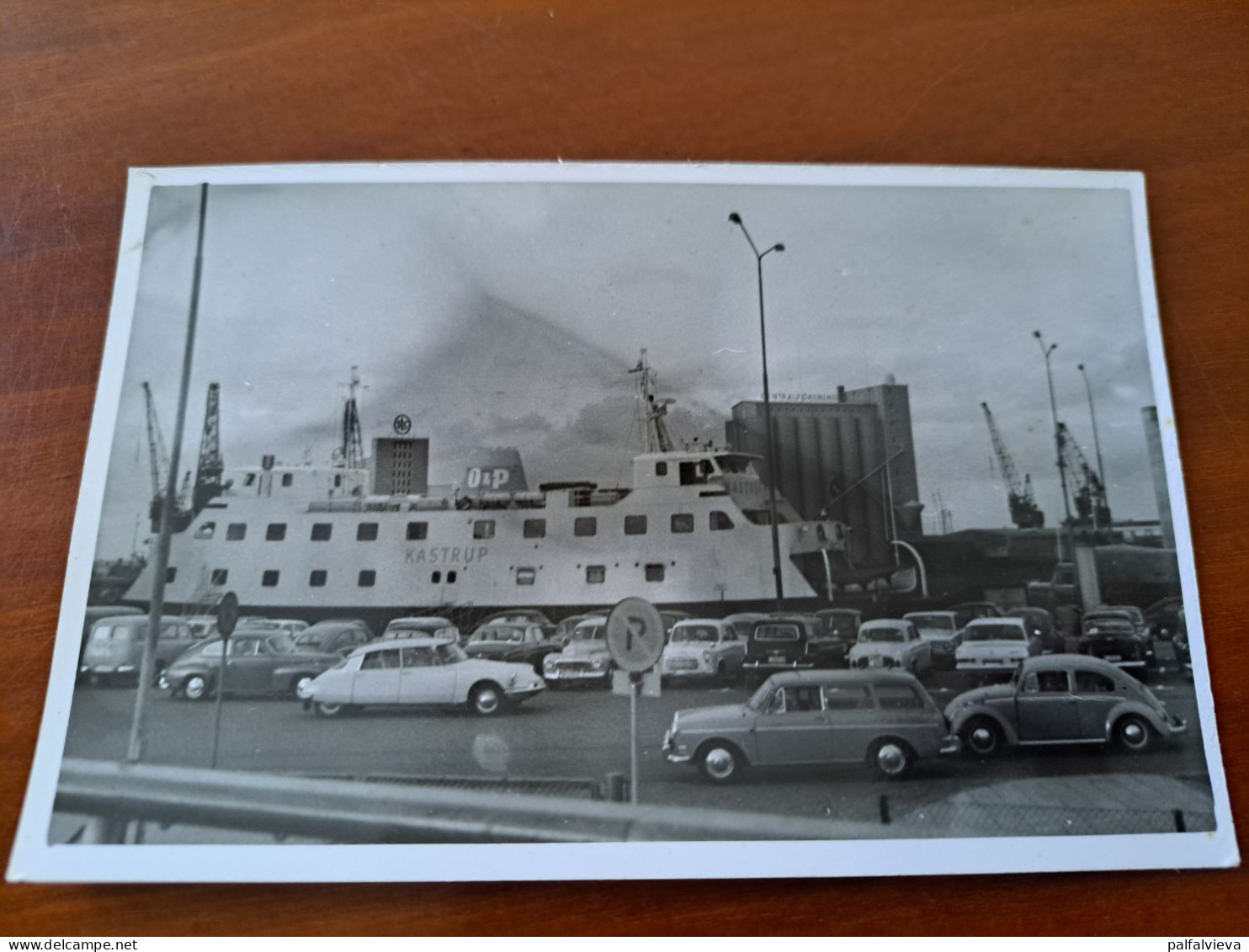 Historic Photo Scandinavia - Ship, Car, Volkswagen 2. - Europe