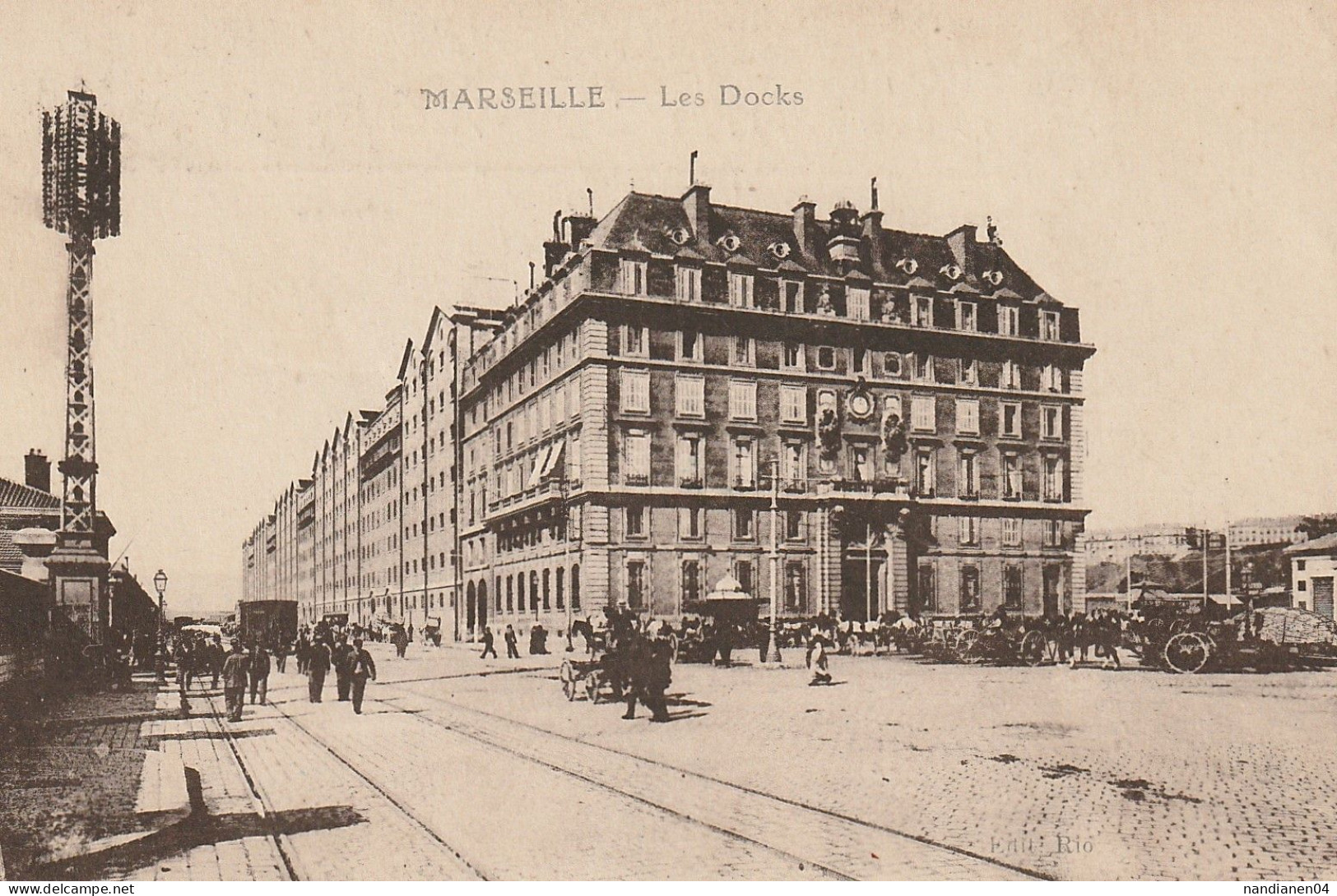 CPA - 13 - Marseille - Place De La Joliette - Docks - Joliette, Zona Portuaria