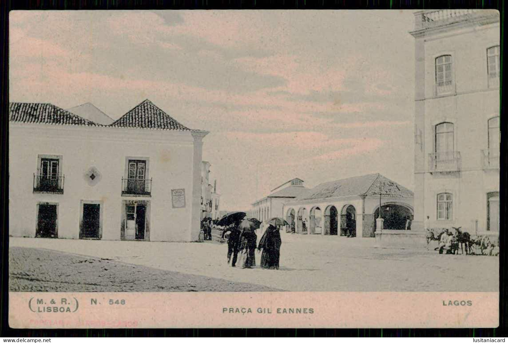 ALGARVE - LAGOS - Praça Gil Eannes. ( Ed. M.& R. Nº 548 ) Carte Postale - Faro