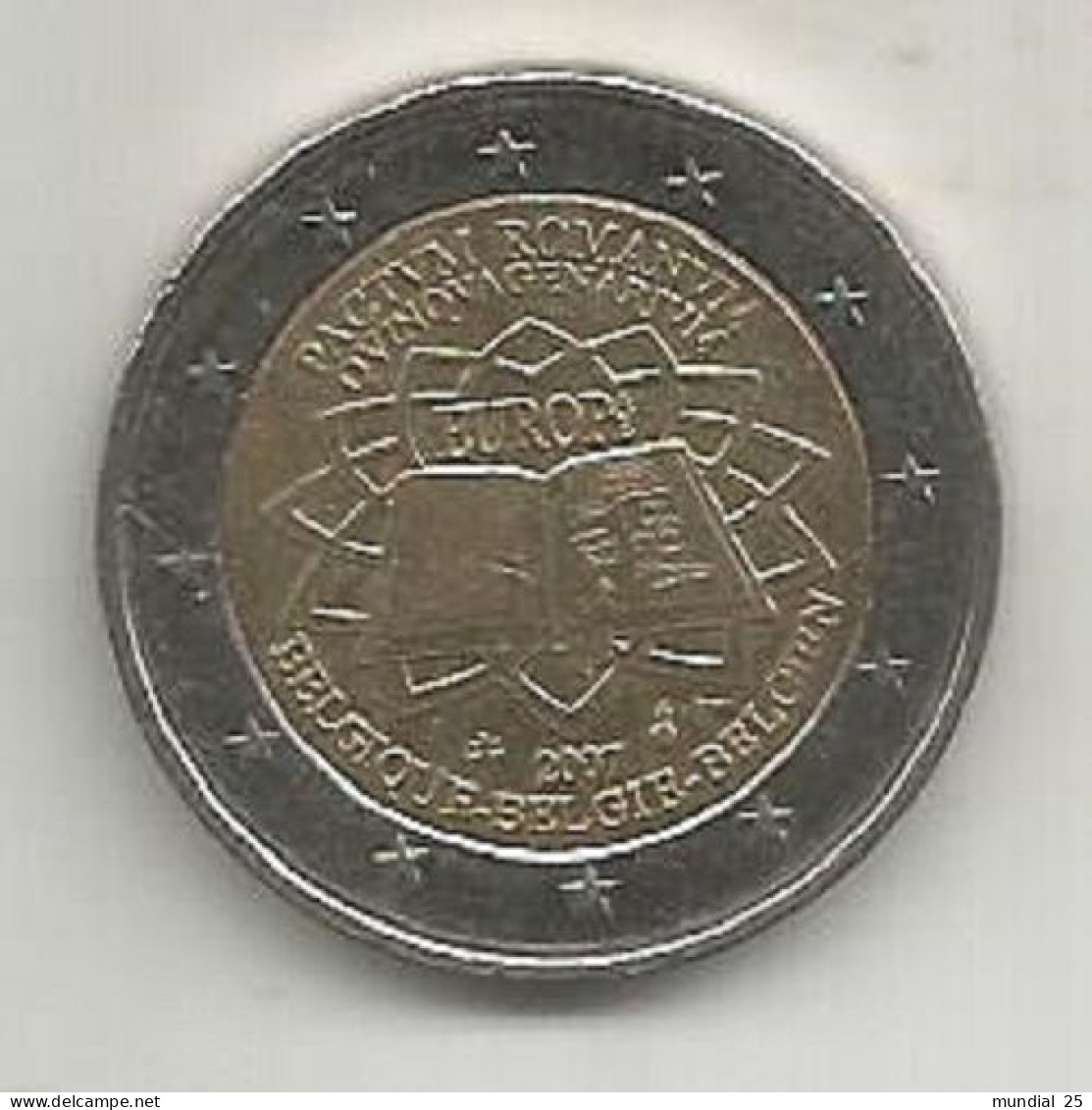 BELGIUM 2 EURO 2007 - 50th ANNIVERSARY TREATY OF ROME - Belgium