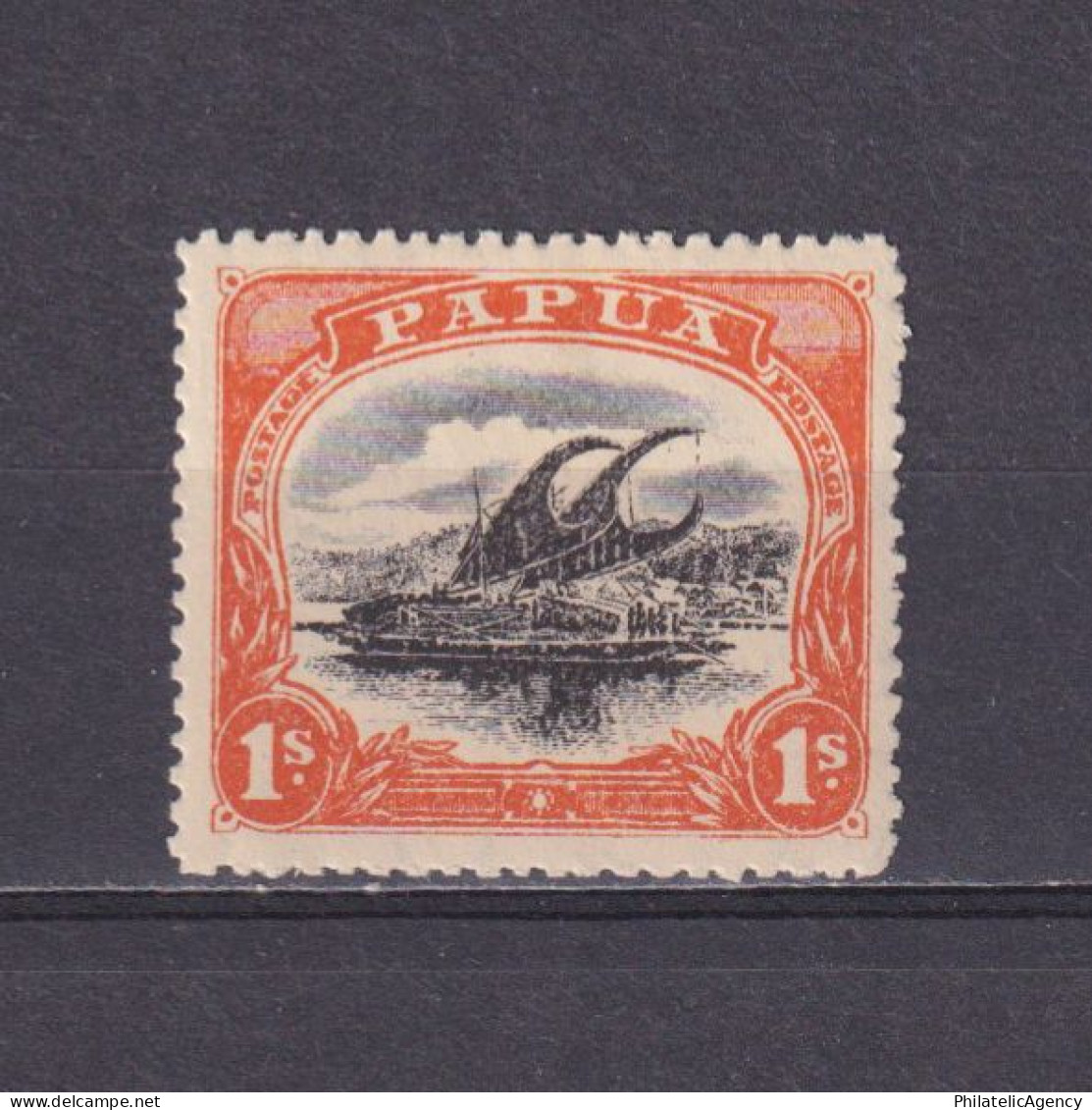 PAPUA 1910, SG #81, Wmk Double-lined A, MH - Papua New Guinea