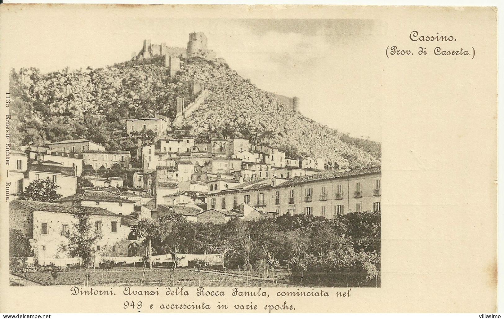 Frosinone - Cassino (fino Al 1927 In Prov. Di Caserta) - Avanzi Della Rocca Janula, Cominciata Nel 949 E Accresciuta In - Frosinone