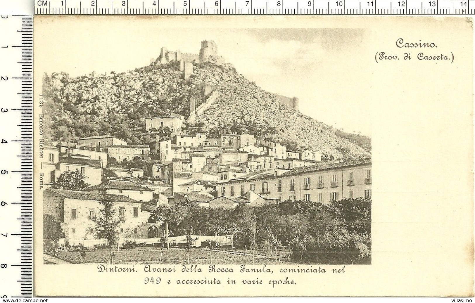 Frosinone - Cassino (fino Al 1927 In Prov. Di Caserta) - Avanzi Della Rocca Janula, Cominciata Nel 949 E Accresciuta In - Frosinone