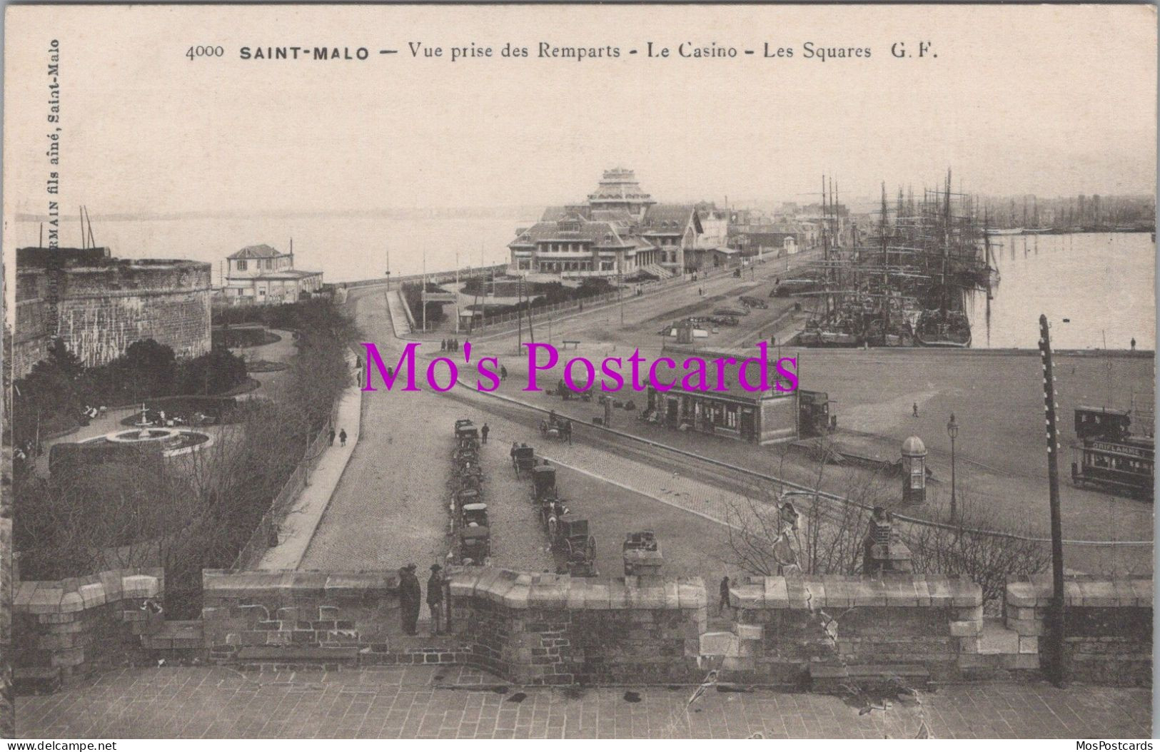 France Postcard - Saint-Malo, Vue Prise Des Remparts   DZ255 - Saint Malo