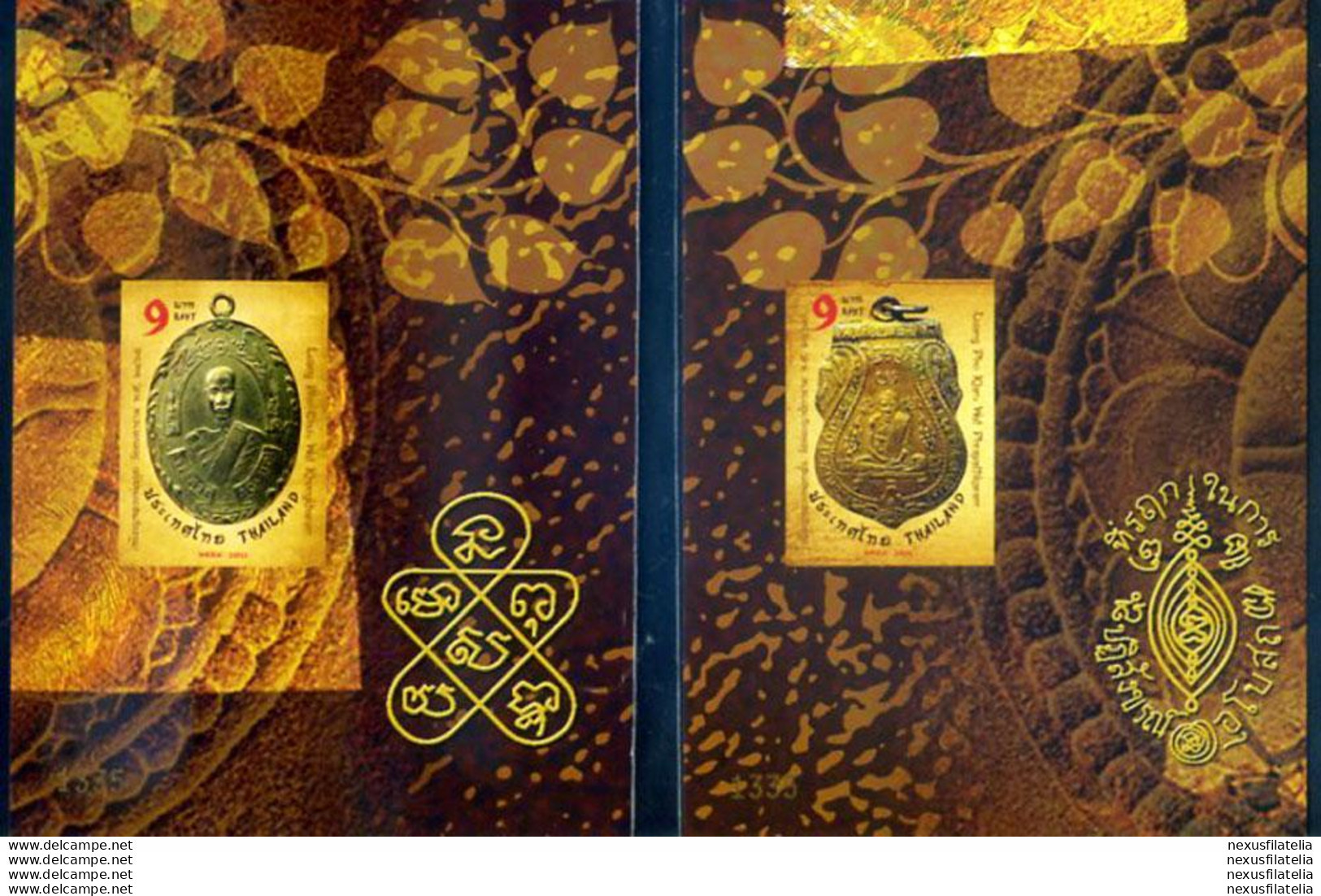 Amuleti Di Monaci Buddisti 2011. 4 Foglietti Non Dentellati. - Tailandia
