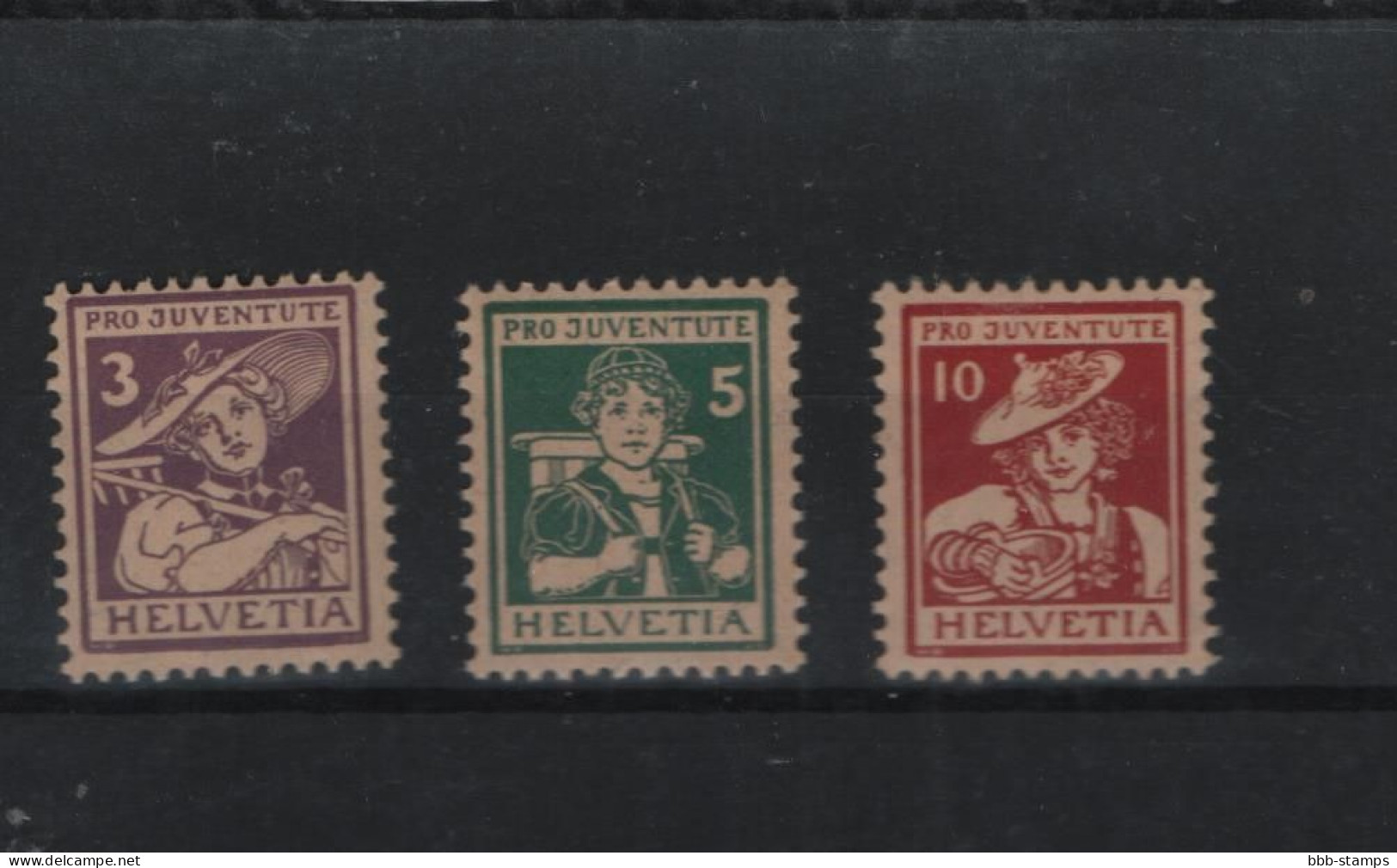 Schweiz Michel Cat.No. Mnh/** 130/132 - Unused Stamps