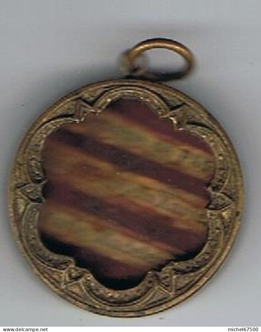 Médaille Jeton RELIQUAIRE PAPE PIE IX - Religion & Esotericism