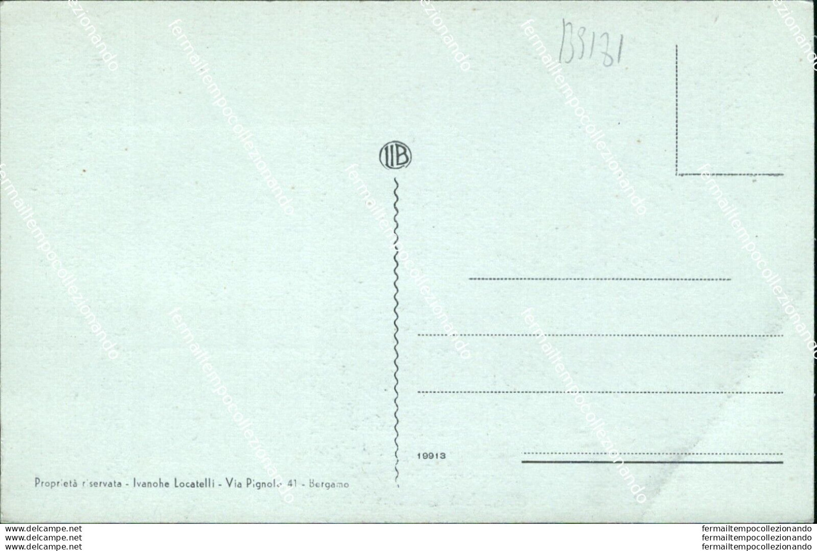 Bs181 Cartolina Trescore Balneario Villa Terzi Bergamo Lombardia - Bergamo