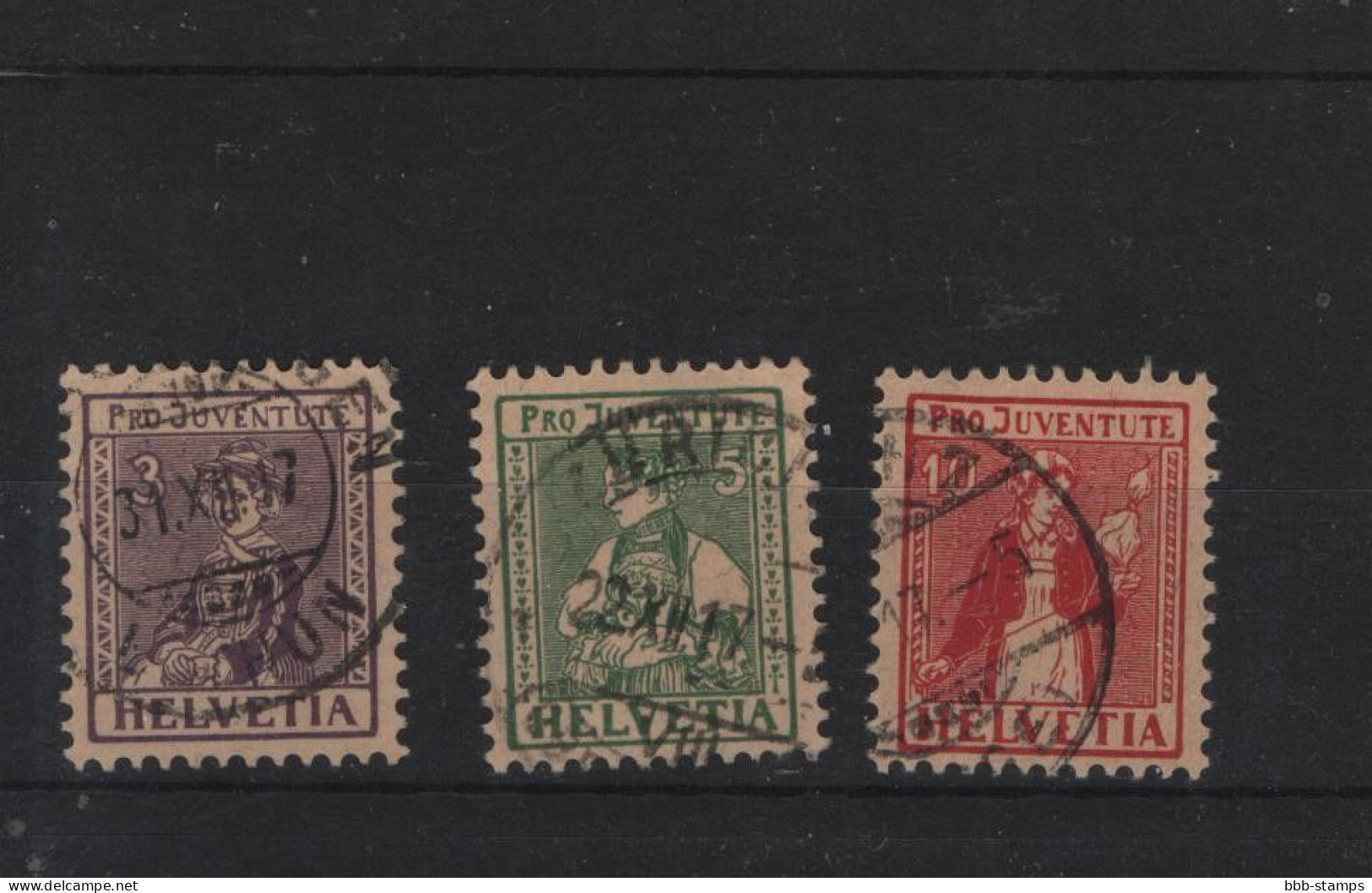 Schweiz Michel Cat.No. Gest 133/135 - Used Stamps