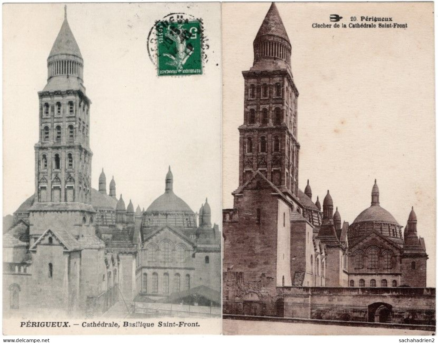 24. PERIGUEUX. Cathédrale Saint-Front. 2 Cartes (A) - Périgueux