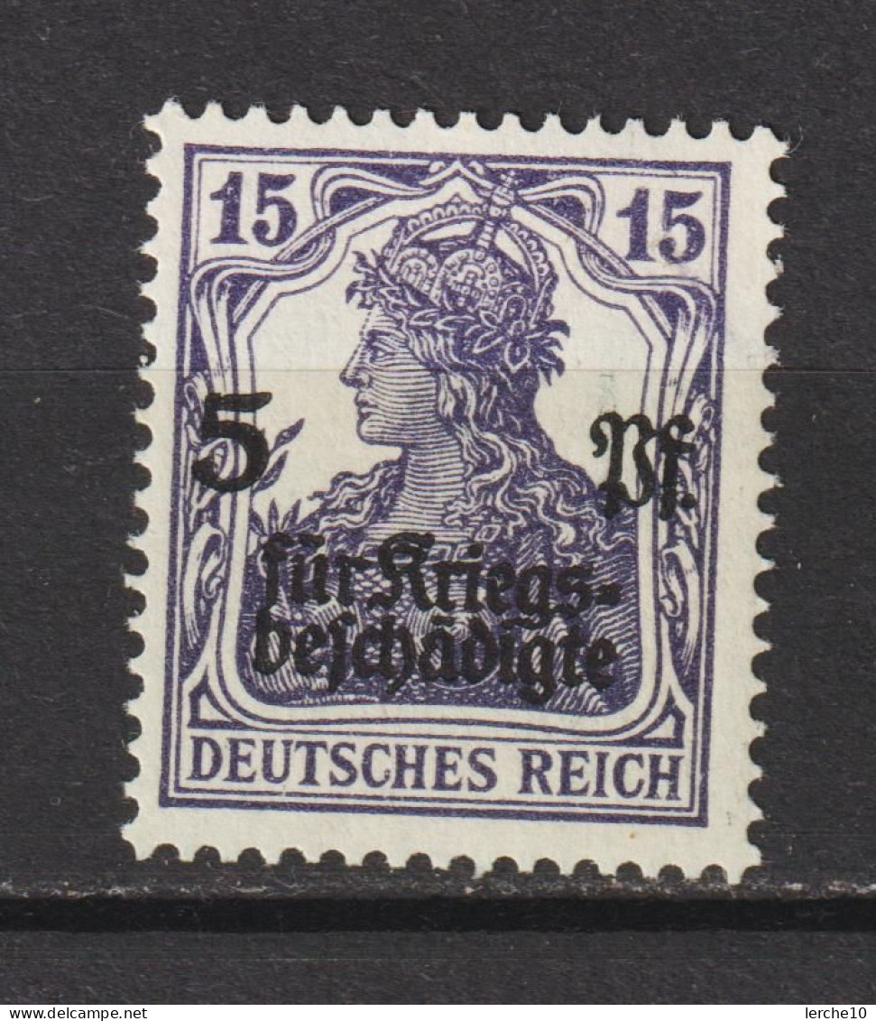 MiNr. 106 B ** Geprüft  (0390) - Unused Stamps