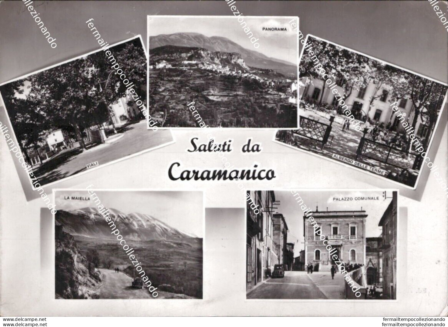 Cd624 Cartolina Saluti Da Caramanico Provincia Di Pescara Abruzzo - Pescara