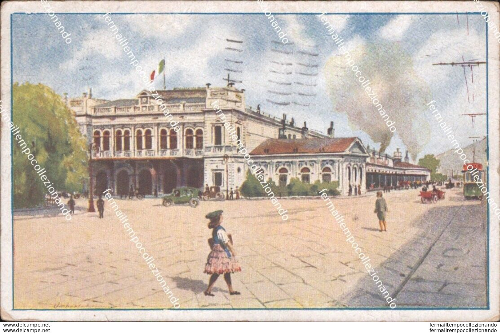 As788 Cartolina Trieste Citta' Stazione Centrale - Trieste