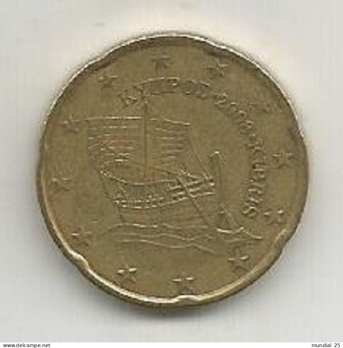 CYPRUS 20 EURO CENT 2008 - Cipro