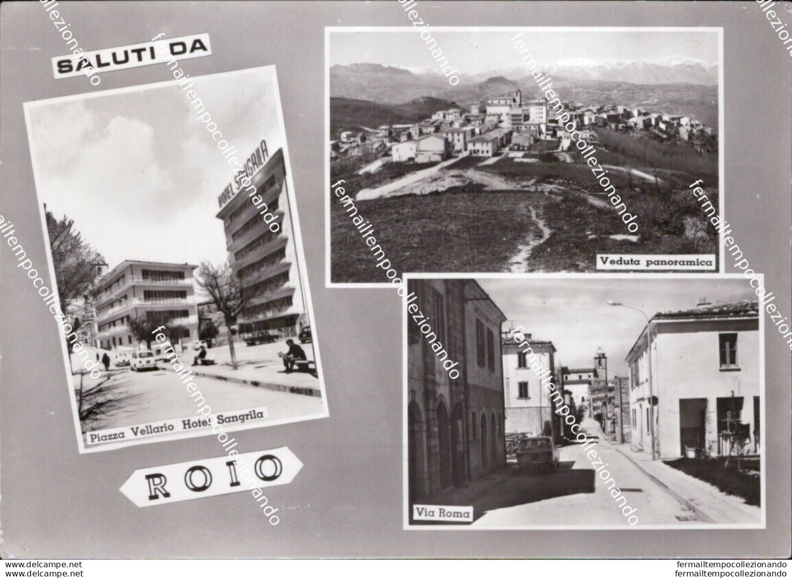 Cd627 Cartolina Saluti Da Roio Provincia Di L'aquila Abruzzo - L'Aquila