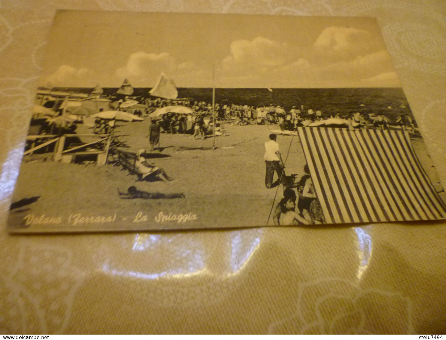 B863  Volano Ferrara Spiaggia Presenza Abrasione Al Retro - Sonstige & Ohne Zuordnung