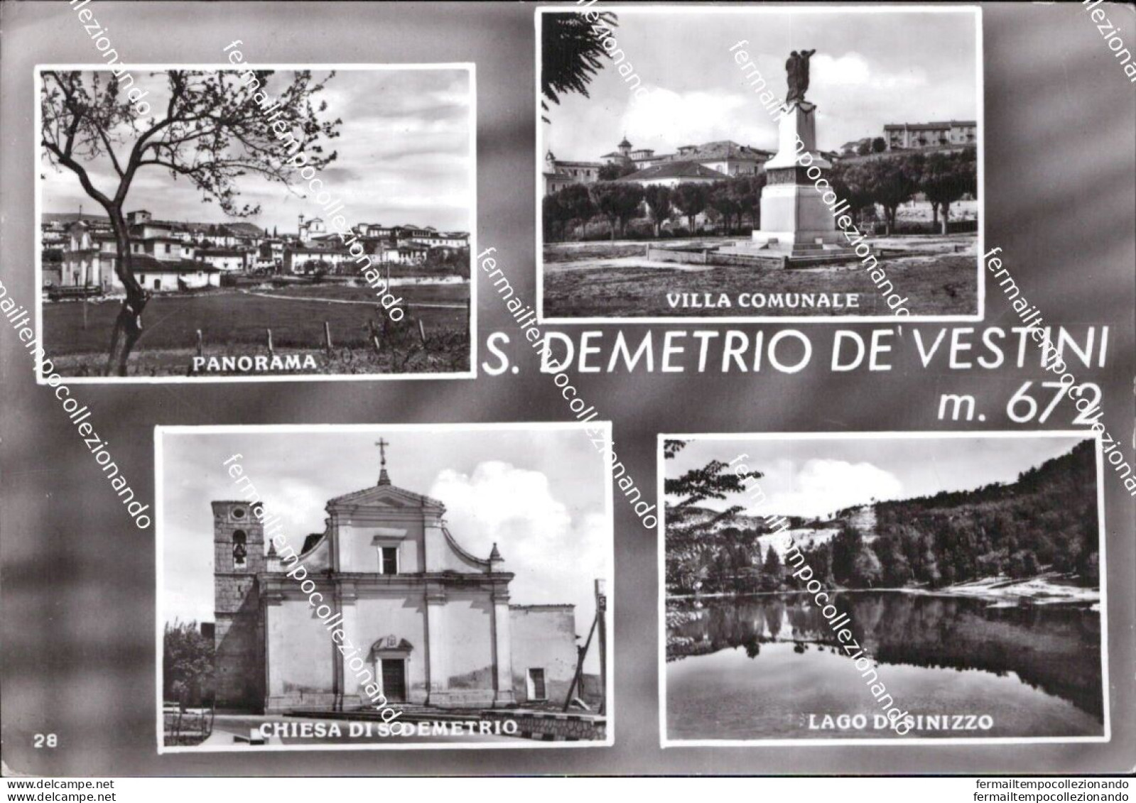Cd638 Cartolina S.demetrio De Vestini Provincia Di L'aquila Abruzzo - L'Aquila