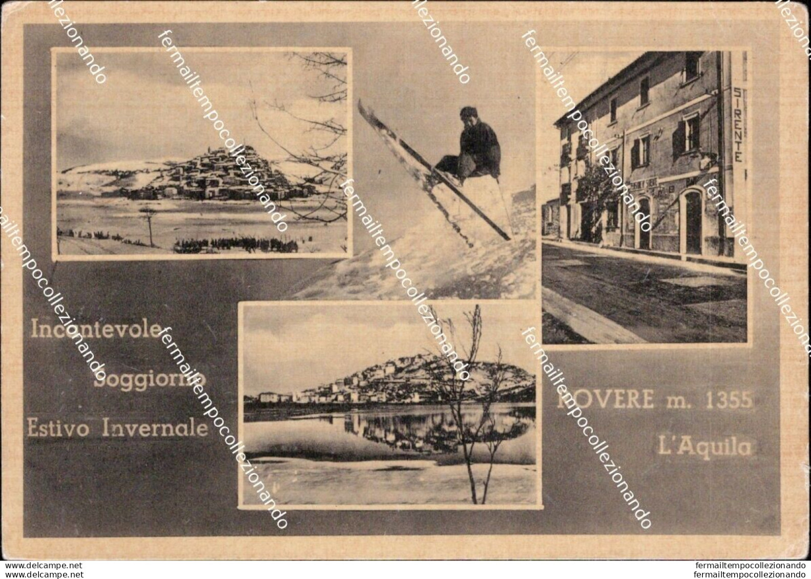 Cd643 Cartolina Rovere Incantevole Soggiorno Provincia Di L'aquila Abruzzo - L'Aquila